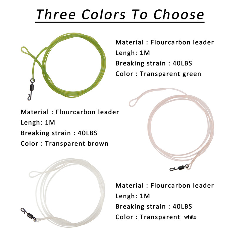 3 Stück/5 Stück 40LB Karpfenan – Fluorocarbon Line Bewertung und Preis