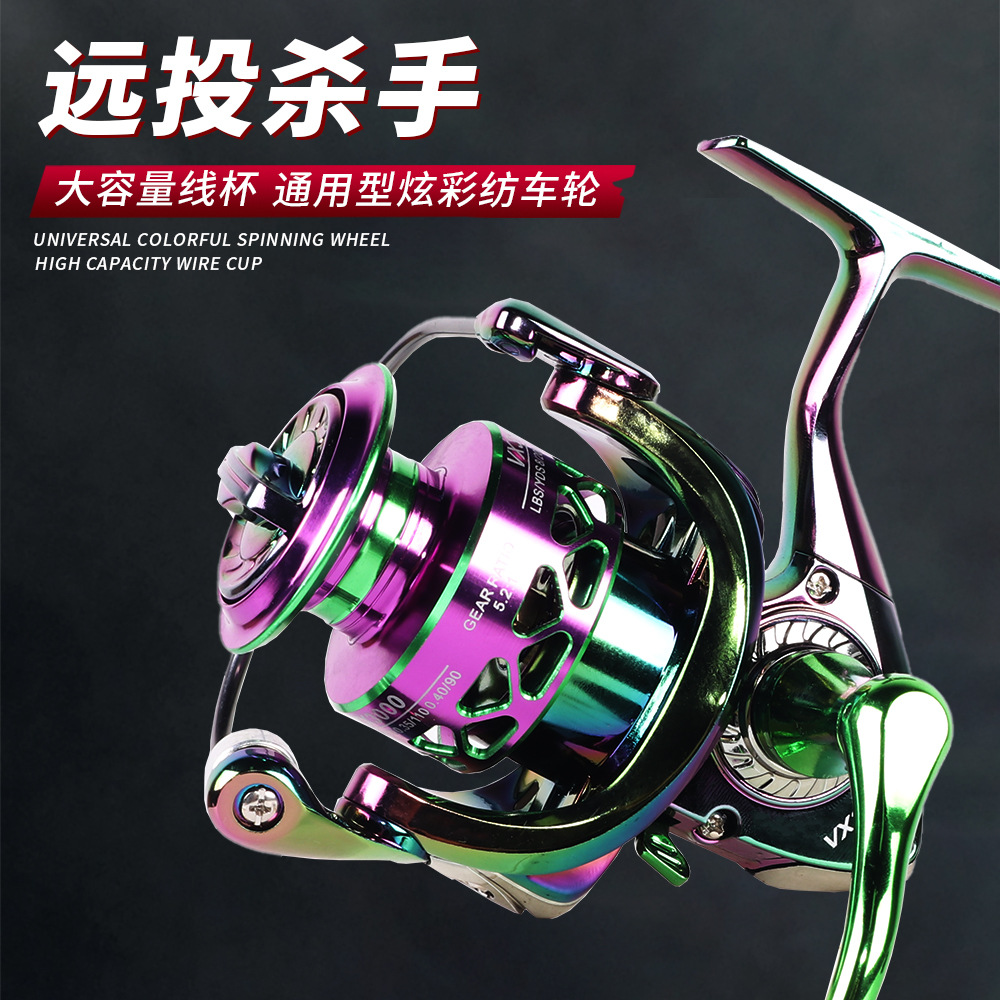 Zero-Gap Bunte Metall-Spinnrol – Ice Fishing Line Bewertung und Preis