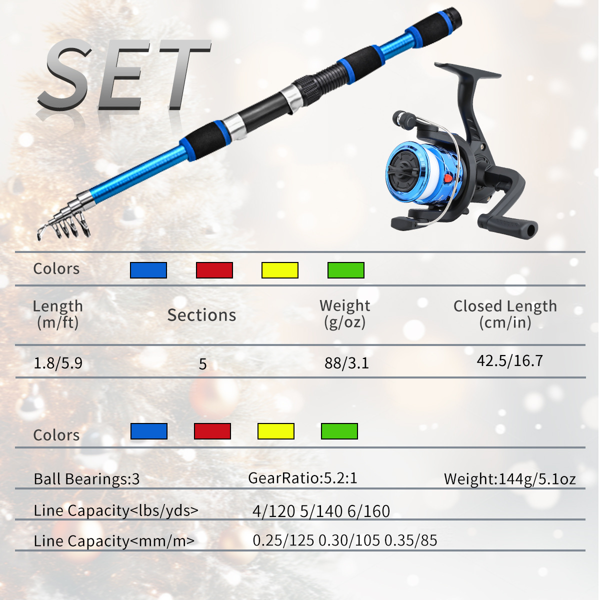 Weihnachtsgeschenk Angelset Te – Freshwater Line Bewertung und Preis